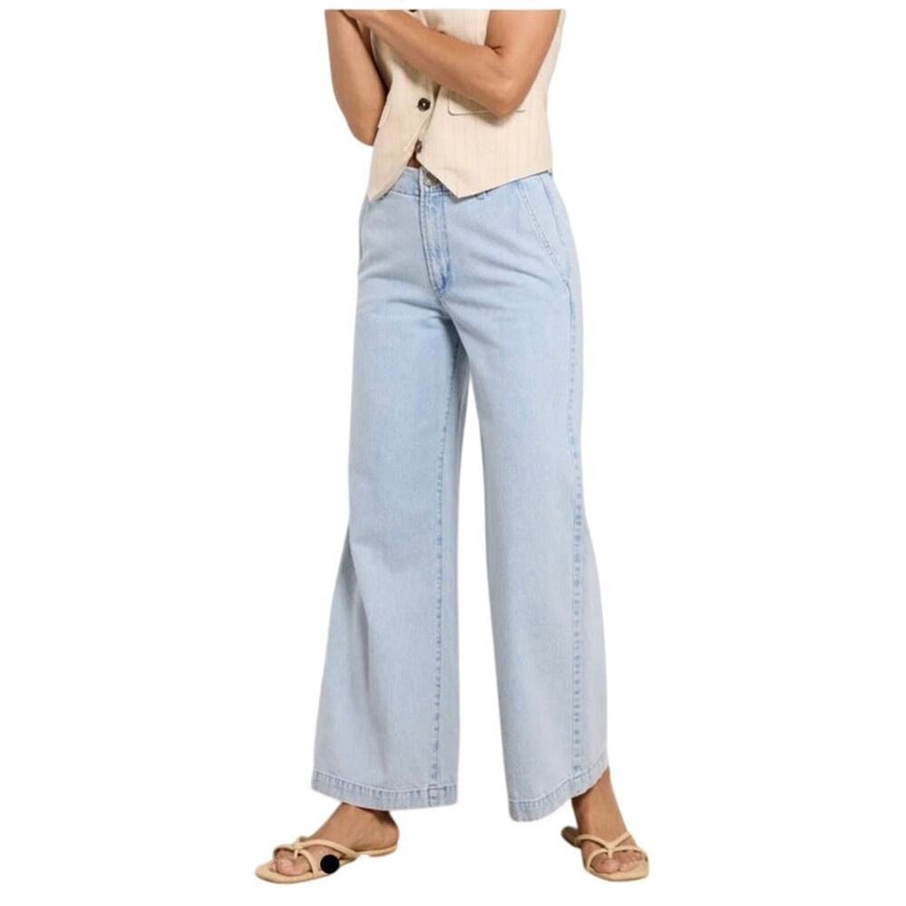 KUT FROM THE KLOTH Meg High Rise Wide Leg Trouser Jeans Size 8 NWOT